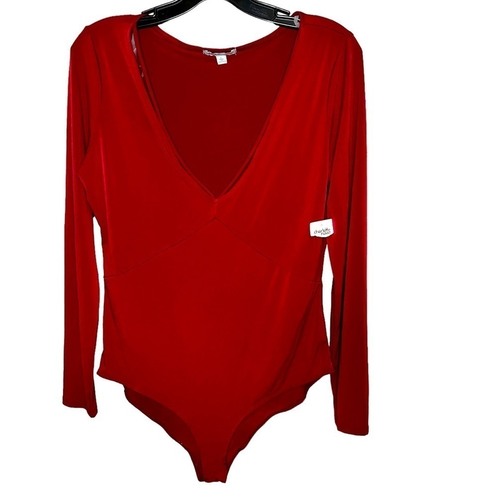 Women’s Charlotte Russe Long Sleeve Bodysuit Size Large New